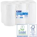 MERIDA TOP CENTER PULL roll toilet paper, white, 2 -ply, 14 cm diameter, 100% cellulose, 100 m (12 rolls / pack.)